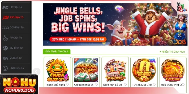 Nhà phát hành slot game đình đám